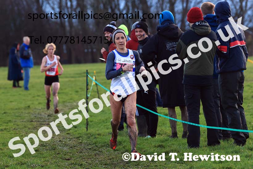 Senior womens 2023 North Eastern Cross Country Champs., Temple Park, South Shields. Photo: David T. Hewitson/Sports for All Pics